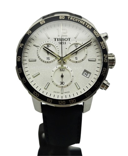 UŻYWANY ZEGAREK TISSOT QUICKSTER CHRONO NBA MIAMI HEAT T095.417.17.037.08