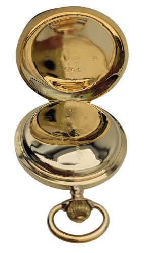 ZŁOTY KIESZONKOWY KRYTY GLASHUTTE SYSTEM 14K LOKATA