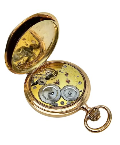 ZŁOTY KIESZONKOWY KRYTY GLASHUTTE SYSTEM 14K LOKATA