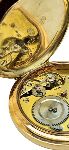 ZŁOTY KIESZONKOWY KRYTY GLASHUTTE SYSTEM 14K LOKATA