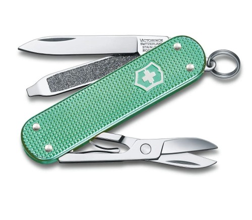 Nóż Victorinox Classic Alox 0.6221.221G Mały scyzoryk z rękojeścią Alox  06221221G