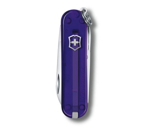 Nóż Victorinox Classic SD 0.6223.T29G Mały fioletowy scyzoryk z nożyczkami i śrubokrętem 0.6223T29G