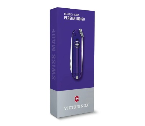 Nóż Victorinox Classic SD 0.6223.T29G Mały fioletowy scyzoryk z nożyczkami i śrubokrętem 0.6223T29G