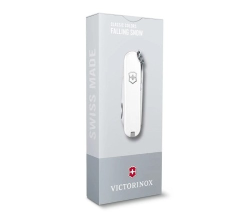 Nóż Victorinox Classic SD 0.6223.7G Mały biały scyzoryk z nożyczkami i śrubokrętem 062237G