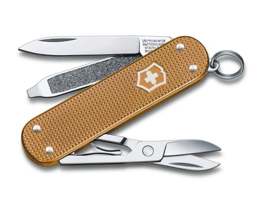 Nóż Victorinox Classic Alox 0.6221.255G Mały scyzoryk z rękojeścią Alox  06221255G