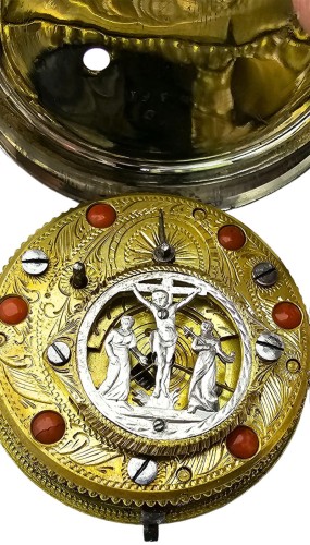 UNIKATOWY SREBRNY używany - Kieszonkowy XVIII W,  Watykański Szpindlak