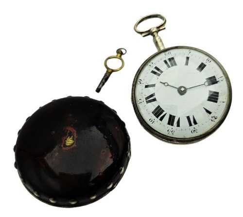 UNIKATOWY SREBRNY używany - Kieszonkowy XVIII W,  Watykański Szpindlak