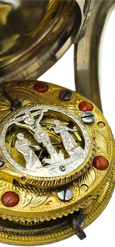 UNIKATOWY SREBRNY używany - Kieszonkowy XVIII W,  Watykański Szpindlak