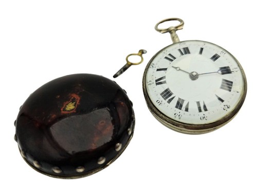 UNIKATOWY SREBRNY używany - Kieszonkowy XVIII W,  Watykański Szpindlak