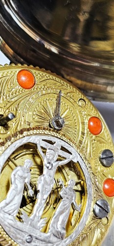 UNIKATOWY SREBRNY używany - Kieszonkowy XVIII W,  Watykański Szpindlak