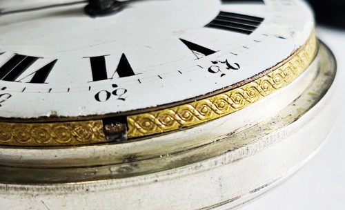 UNIKATOWY SREBRNY używany - Kieszonkowy XVIII W,  Watykański Szpindlak