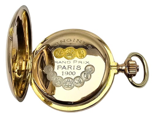 Używany Złoty kieszonkowy LONGINES z 1902 roku! IDEAŁ + ZŁOTA DEWIZKA