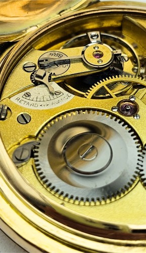 Używany Złoty kieszonkowy LONGINES z 1902 roku! IDEAŁ + ZŁOTA DEWIZKA