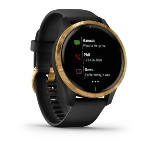 Zegarek GARMIN VENU 43MM 010-02173-33 SMARTWATCH DAMSKI AMOLED BLACK GOLD GPS (0100217333)