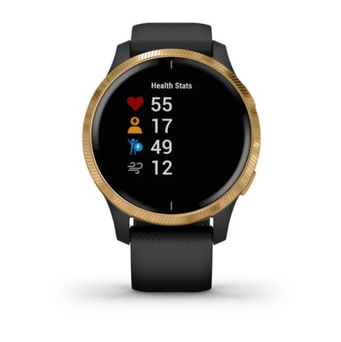 Zegarek GARMIN VENU 43MM 010-02173-33 SMARTWATCH DAMSKI AMOLED BLACK GOLD GPS (0100217333)