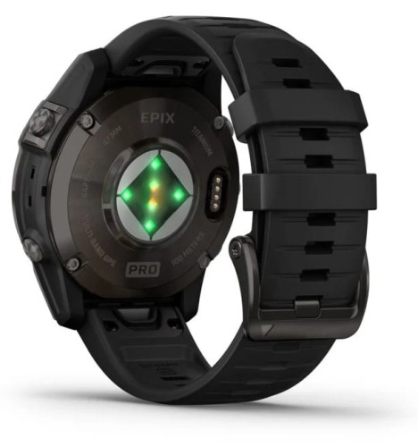 Zegarek GARMIN EPIX Pro (Gen 2) 47MM 010-02803-30 SMARTWATCH  TITANIUM z powłoką DLC Sapphire Edition (0100280330) DODATKOWY PASEK W ZESTAWIE