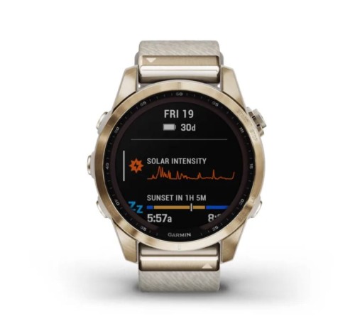 Zegarek GARMIN FENIX 7S SAPPHIRE SOLAR 010-02539-39 SMARTWATCH DAMSKI (0100253939) DODATKOWY PASEK W ZESTAWIE
