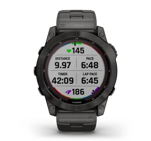 Zegarek GARMIN FENIX 7X SAPPHIRE SOLAR 010-02541-27 SMARTWATCH TYTANOWO SZARY (0100254127) DODATKOWY PASEK W ZESTAWIE