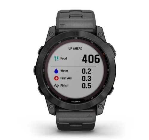 Zegarek GARMIN FENIX 7X SAPPHIRE SOLAR 010-02541-27 SMARTWATCH TYTANOWO SZARY (0100254127) DODATKOWY PASEK W ZESTAWIE