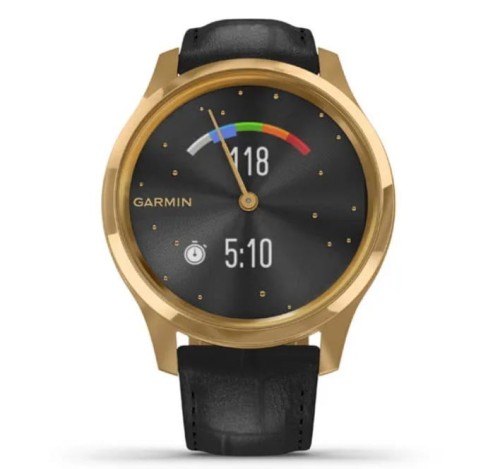 Zegarek GARMIN VIVOMOVE 010-02241-22 SMARTWATCH KOPERTA Z STALI ZE ZŁOTYM PVD 0100224122