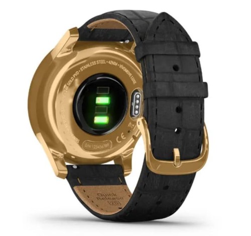 Zegarek GARMIN VIVOMOVE 010-02241-22 SMARTWATCH KOPERTA Z STALI ZE ZŁOTYM PVD 0100224122