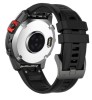 Czarny pasek silikonowy (zamiennik) do zegarka GARMIN 26 mm
