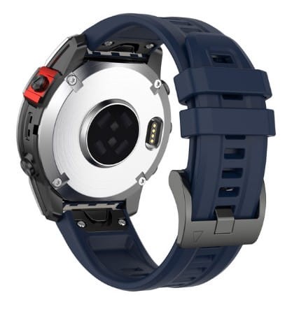 Niebieski pasek silikonowy (zamiennik) do zegarka GARMIN 26 mm