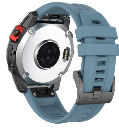 Niebieski pasek silikonowy (zamiennik) do zegarka GARMIN 20 mm