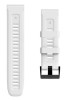 Biały pasek silikonowy (zamiennik) do zegarka GARMIN 20 mm