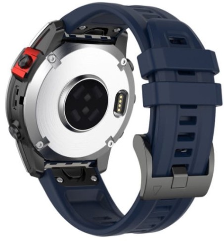 Granatowy pasek silikonowy (zamiennik) do zegarka GARMIN 20 mm