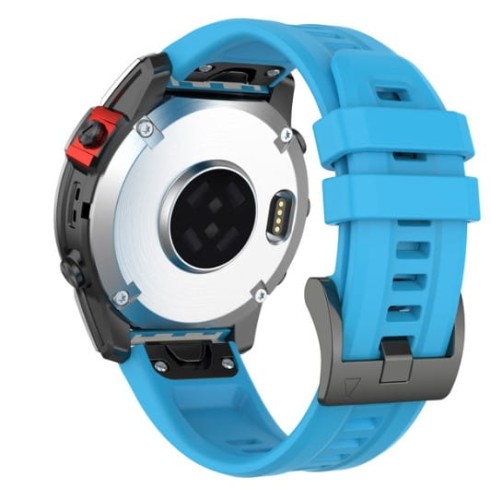 Niebieski pasek silikonowy (zamiennik) do zegarka GARMIN 22 mm