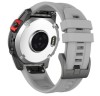 Szary pasek silikonowy (zamiennik) do zegarka GARMIN 22 mm