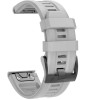 Szary pasek silikonowy (zamiennik) do zegarka GARMIN 22 mm
