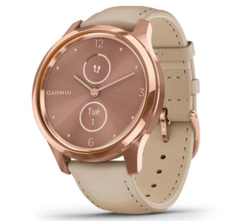 Zegarek GARMIN VIVOMOVE 010-02241-21 SMARTWATCH KOPERTA Z STALI Z PVD 0100224121