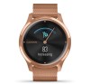 Zegarek GARMIN VIVOMOVE 010-02241-24 SMARTWATCH KOPERTA Z STALI Z PVD Z BRANSOLETĄ MILANESE 0100224124