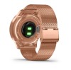 Zegarek GARMIN VIVOMOVE 010-02241-24 SMARTWATCH KOPERTA Z STALI Z PVD Z BRANSOLETĄ MILANESE 0100224124