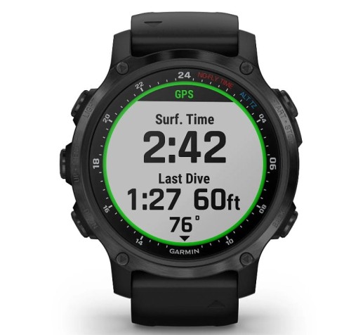 Zegarek GARMIN DESCENT MK2S 010-02403-04 SMARTWATCH KOMPUTER NURKOWY 0100240304 DODATKOWY PASEK EXTRA LONG W ZESTAWIE