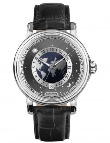 Zegarek Epos Emotion Globe 24h 3390.302.20.54.25 (3390302205425)