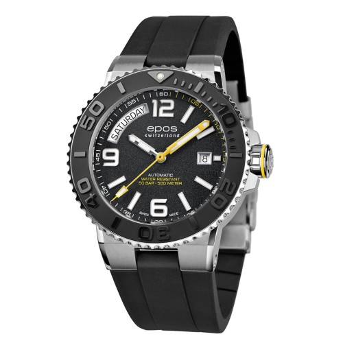 Zegarek Epos Sportive 3441 Diver Day Date 3441.142.20.95.55 (3441142209555)