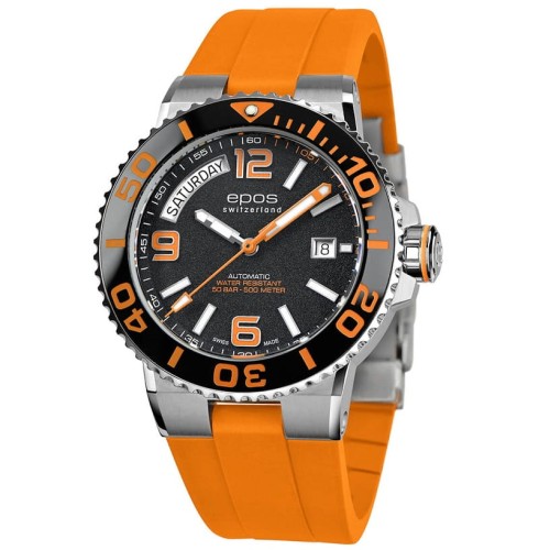 Zegarek Epos Sportive 3441 Diver Day Date 3441.142.99.92.52 (3441142999252)