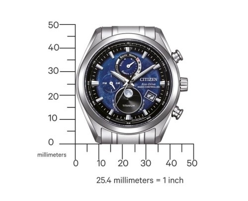 Zegarek Citizen Tsuki-yomi Titanium BY1010-81L (BY101081L)