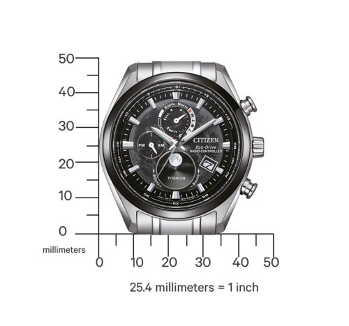 Zegarek Citizen Tsuki-yomi Titanium BY1018-80E (BY101880E)