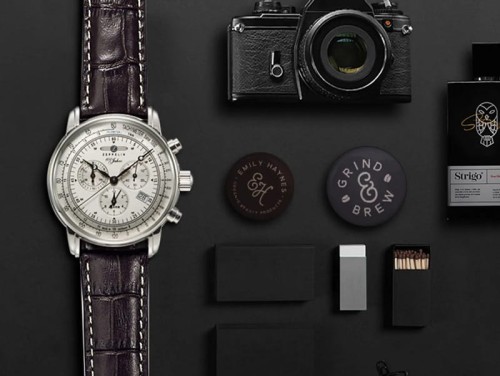 Zegarek  ZEPPELIN 100 JAHRE 7680-1 (76801)