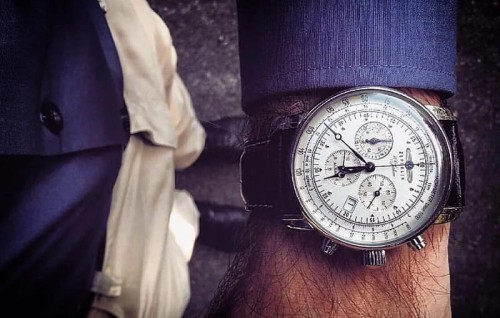 Zegarek  ZEPPELIN 100 JAHRE 7680-1 (76801)