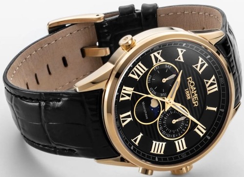 Zegarek ROAMER SUPERIOR MOONPHASE II 513821.48.85.05 (513821488505)