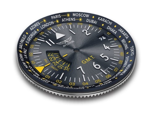 Zegarek Aviator Airacobra GMT V.1.37.0.307.4 (V13703074)