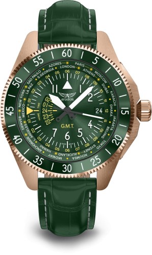 Zegarek Aviator Airacobra GMT V.1.37.2.309.4 (V13723094)