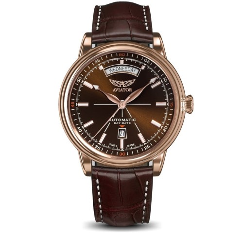 Zegarek Aviator Douglas Day Date V.3.20.2.226.4 (V32022264)