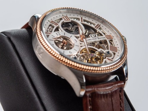 Zegarek Carl von Zeyten Kirnbach Skeleton Automatic CVZ0034RWHS