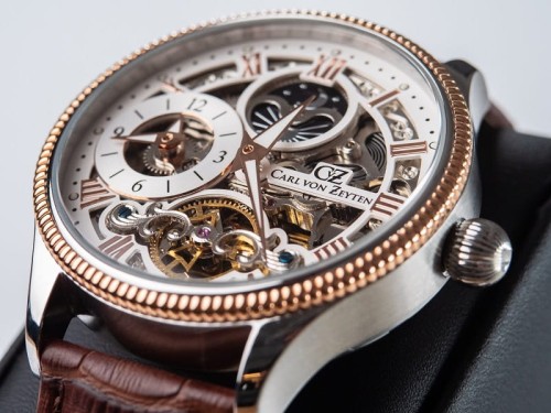 Zegarek Carl von Zeyten Kirnbach Skeleton Automatic CVZ0034RWHS